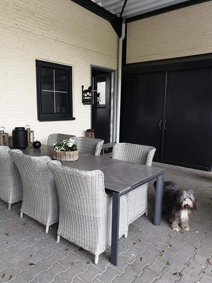 Westendorp Luxe Gastenkamer Met Living En Keuken Bij Friezen Paarden Stal Pellendijk מראה חיצוני תמונה
